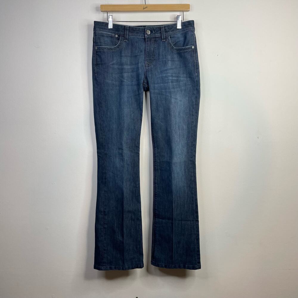 DL1961 Jennifer High Rise Boot Cut 4 way Stretch Denim Blue Jeans womens 30